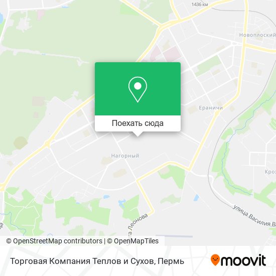 Карта Торговая Компания Теплов и Сухов