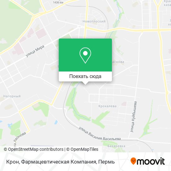 Карта Крон, Фармацевтическая Компания