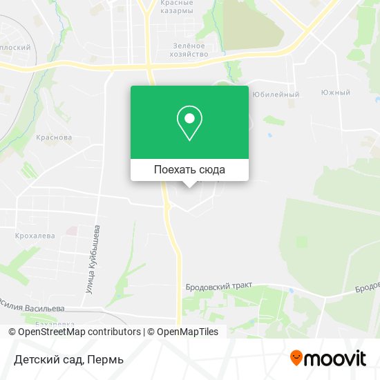 Карта Детский сад