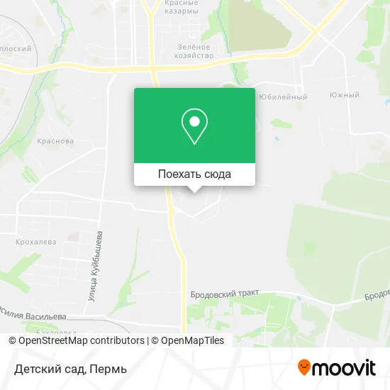 Карта Детский сад