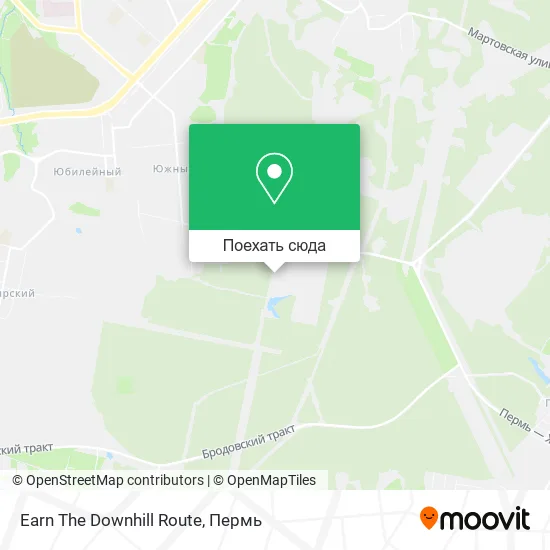 Карта Earn The Downhill Route