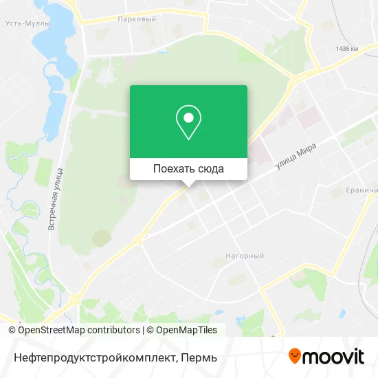 Карта Нефтепродуктстройкомплект