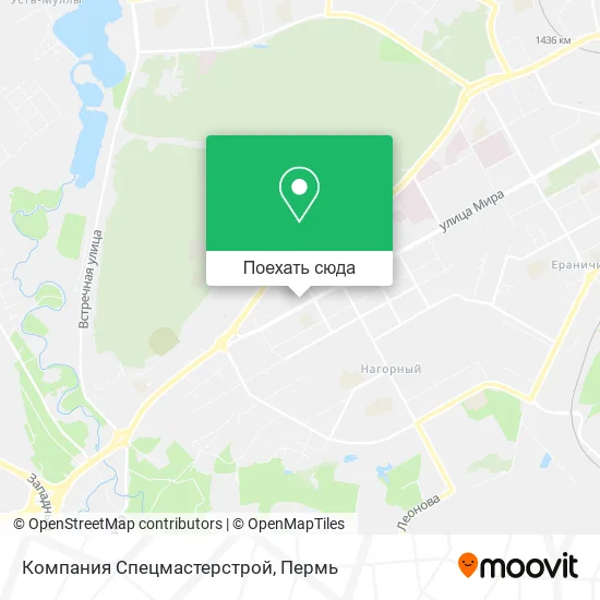 Карта Компания Спецмастерстрой