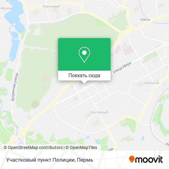 Карта Участковый пункт Полиции