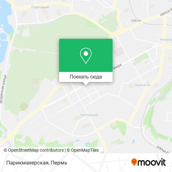 Карта Парикмахерская