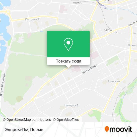 Карта Элпром-Пм
