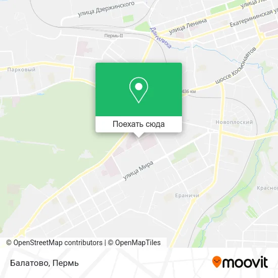 Карта Балатово