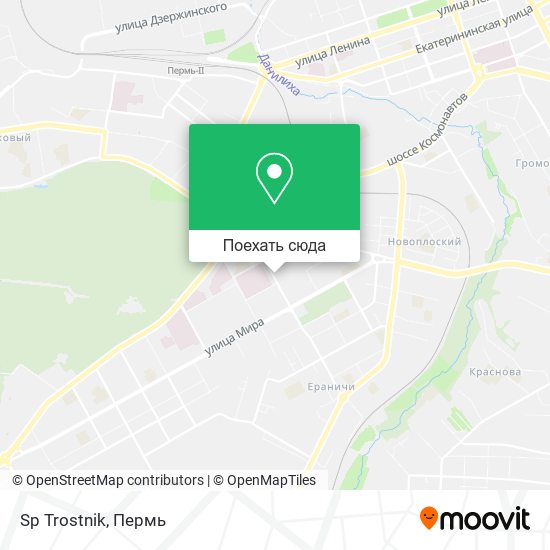 Карта Sp Trostnik