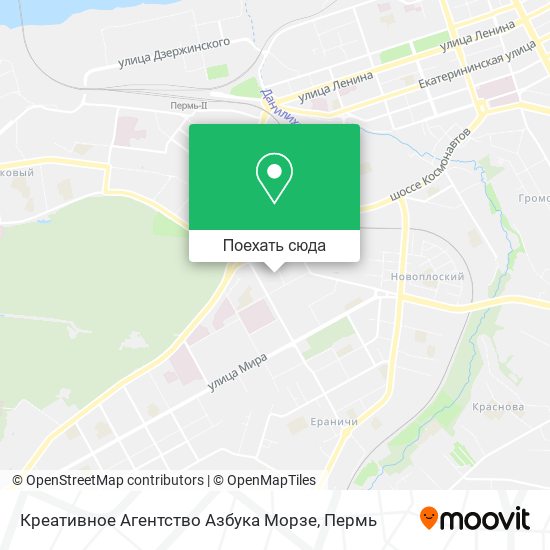 Карта Креативное Агентство Азбука Морзе