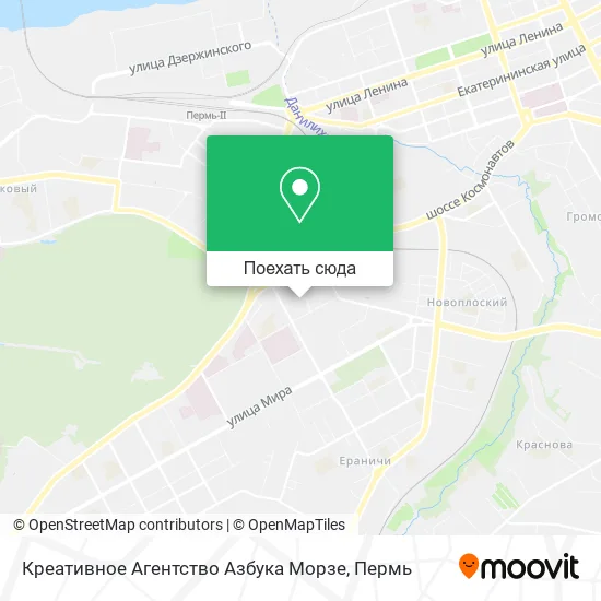 Карта Креативное Агентство Азбука Морзе