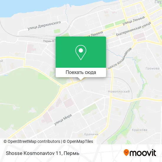 Карта Shosse Kosmonavtov 11