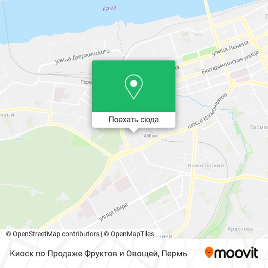 Карта Киоск по Продаже Фруктов и Овощей