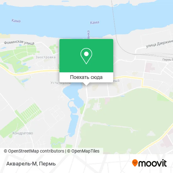 Карта Акварель-М