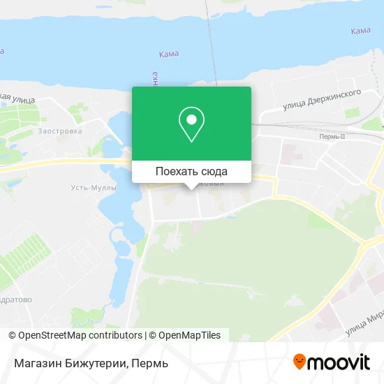Карта Магазин Бижутерии