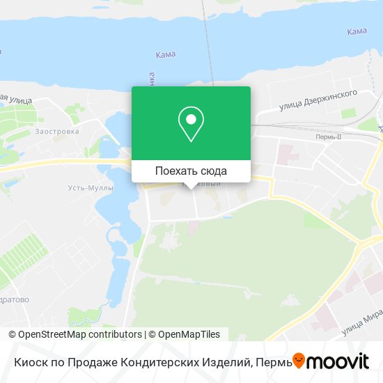Карта Киоск по Продаже Кондитерских Изделий