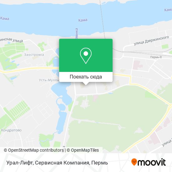 Карта Урал-Лифт, Сервисная Компания