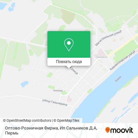 Карта Оптово-Розничная Фирма, Ип Сальников Д.А