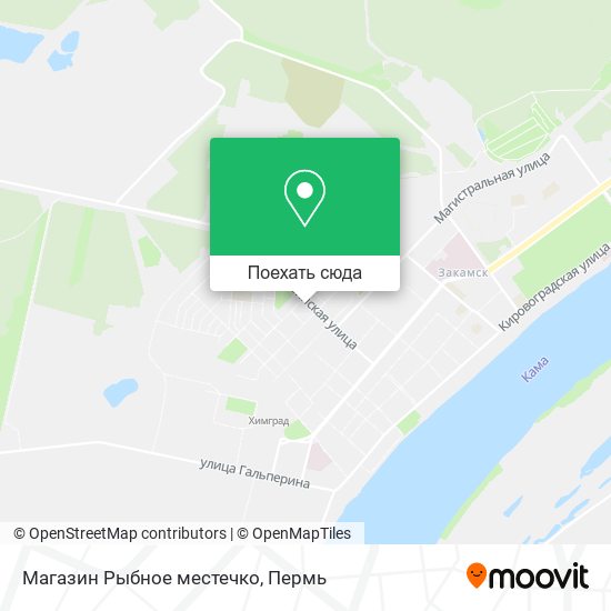 Карта Магазин Рыбное местечко