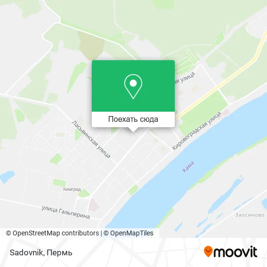Карта Sadovnik
