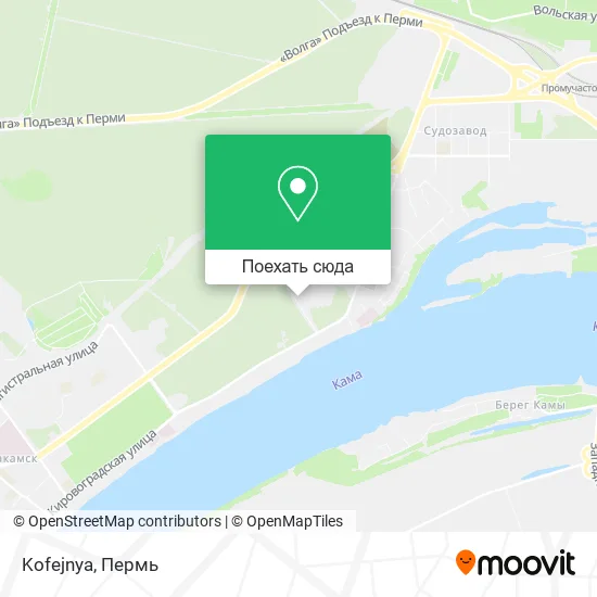 Карта Kofejnya