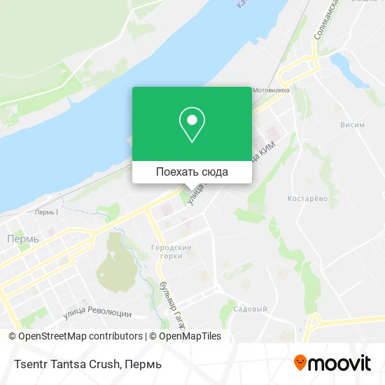 Карта Tsentr Tantsa Crush