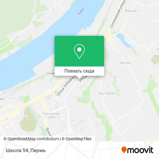 Карта Школа 54