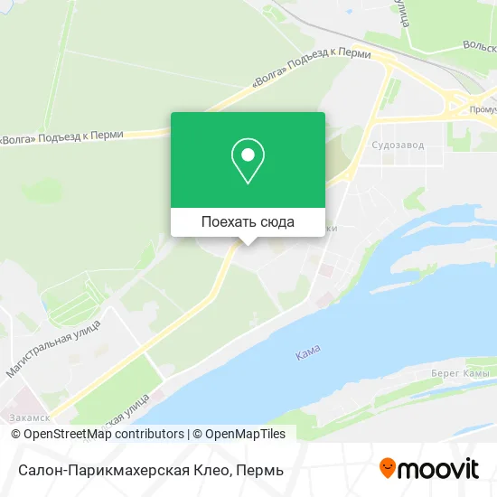 Карта Салон-Парикмахерская Клео