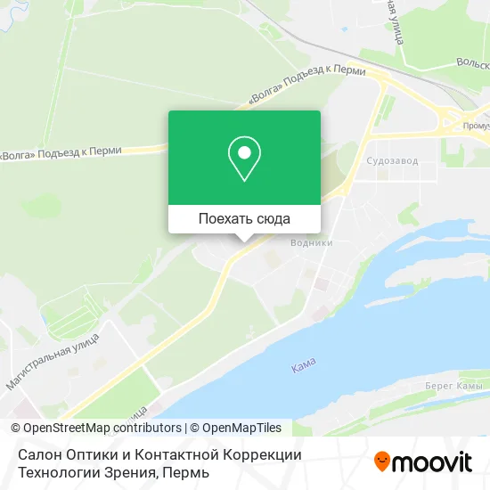 Карта Салон Оптики и Контактной Коррекции Технологии Зрения