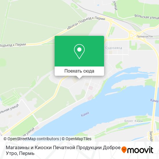 Карта Магазины и Киоски Печатной Продукции Доброе Утро