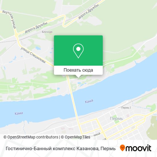 Карта Гостинично-Банный комплекс Казанова
