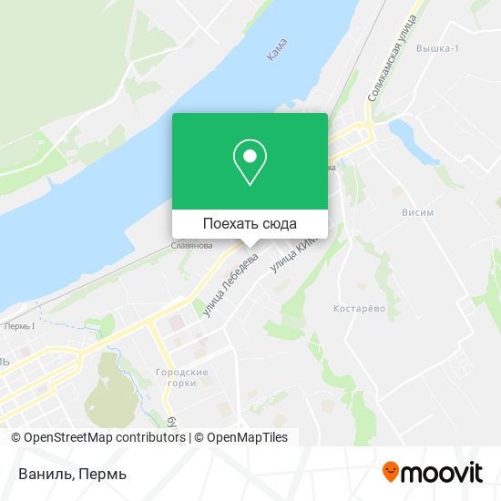Карта Ваниль