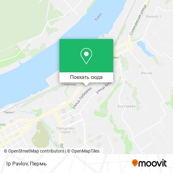 Карта Ip Pavlov