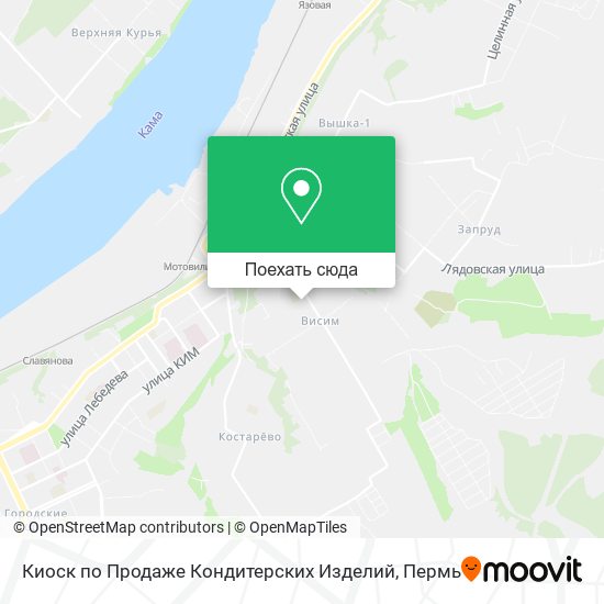Карта Киоск по Продаже Кондитерских Изделий