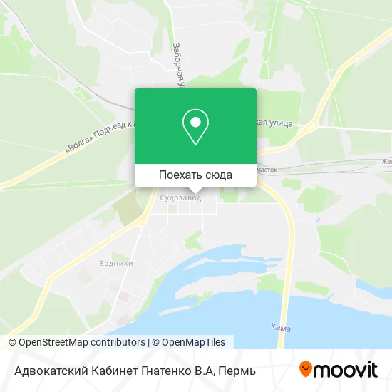 Карта Адвокатский Кабинет Гнатенко В.А