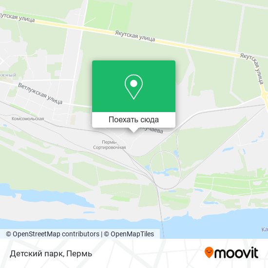 Карта Детский парк