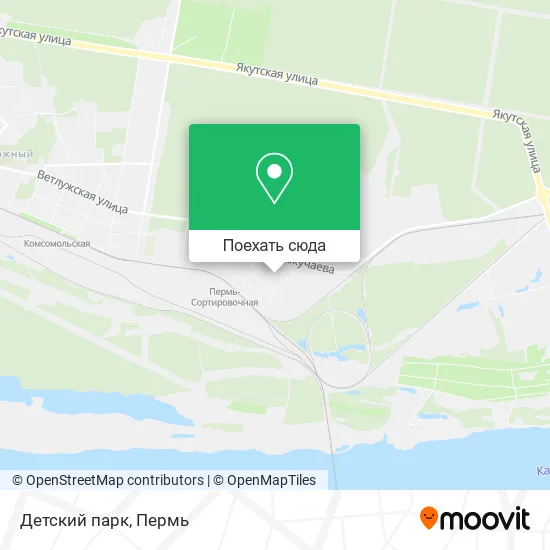 Карта Детский парк