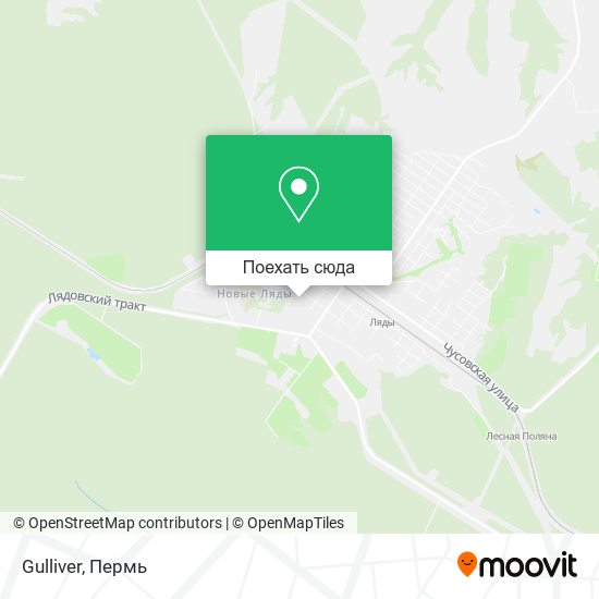 Карта Gulliver