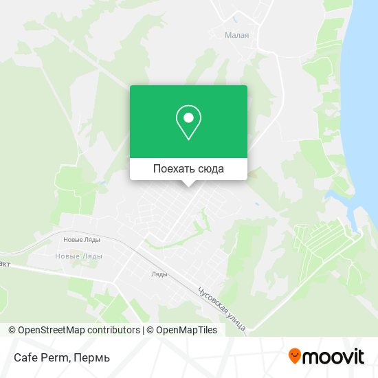 Карта Cafe Perm