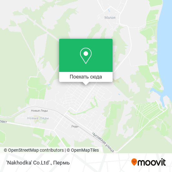 Карта 'Nakhodka' Co.Ltd'.