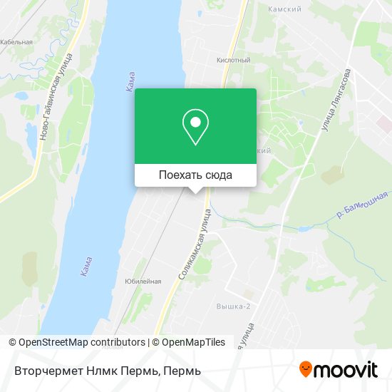 Карта Вторчермет Нлмк Пермь