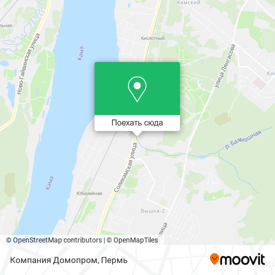 Карта Компания Домопром