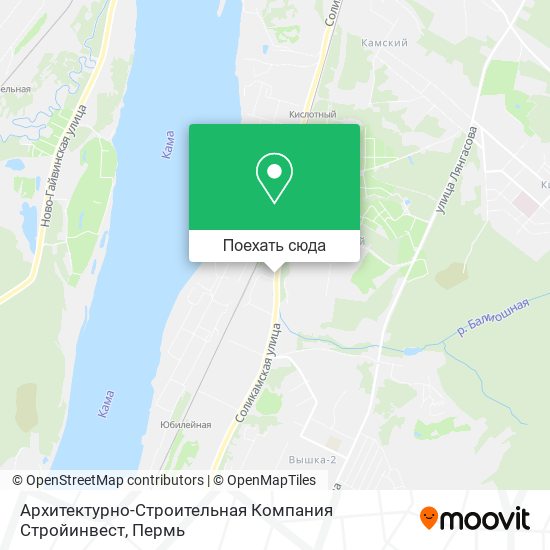 Карта Архитектурно-Строительная Компания Стройинвест