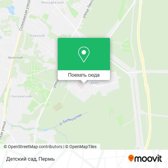 Карта Детский сад