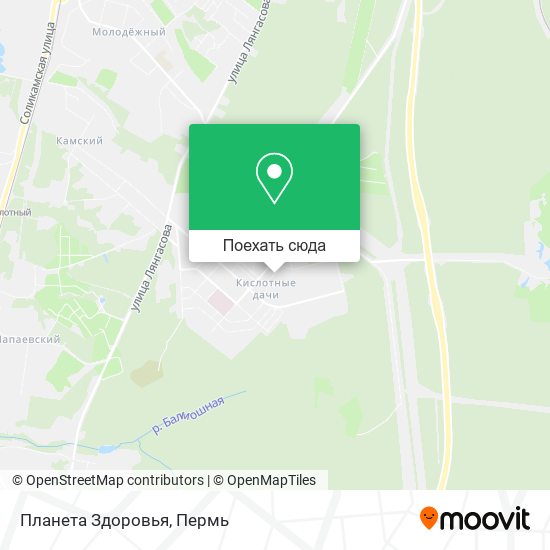 Карта Планета Здоровья