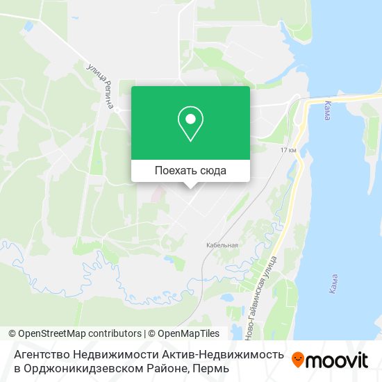 Карта Агентство Недвижимости Актив-Недвижимость в Орджоникидзевском Районе