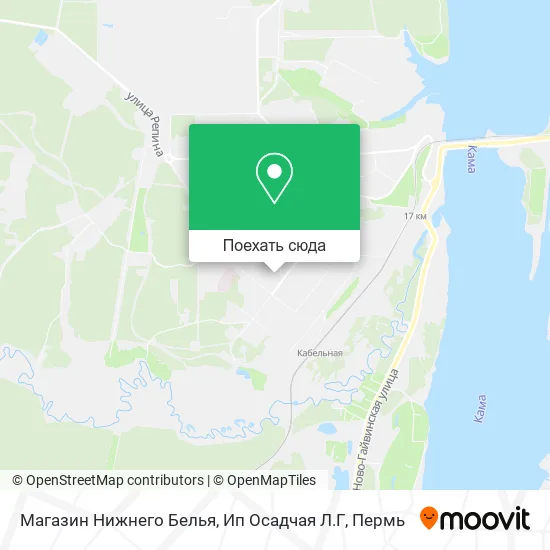 Карта Магазин Нижнего Белья, Ип Осадчая Л.Г