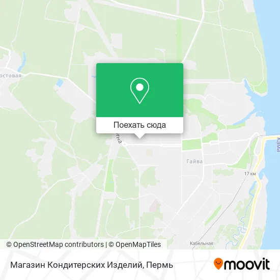 Карта Магазин Кондитерских Изделий