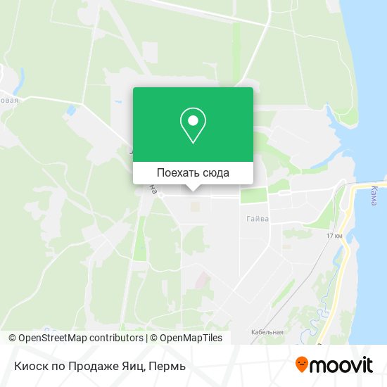 Карта Киоск по Продаже Яиц