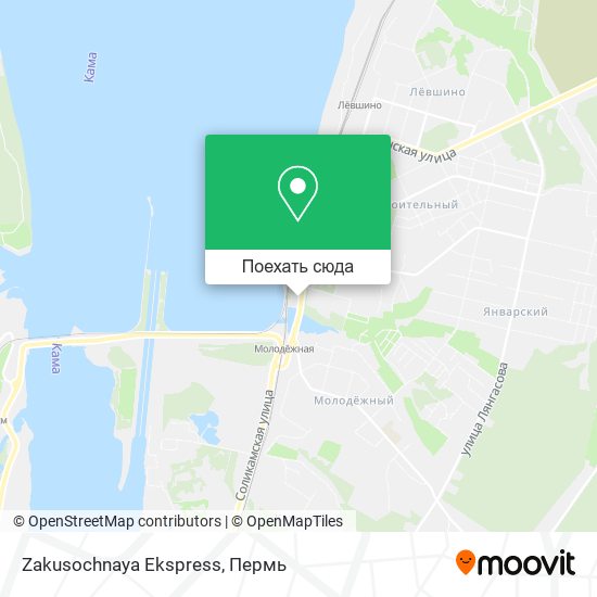 Карта Zakusochnaya Ekspress