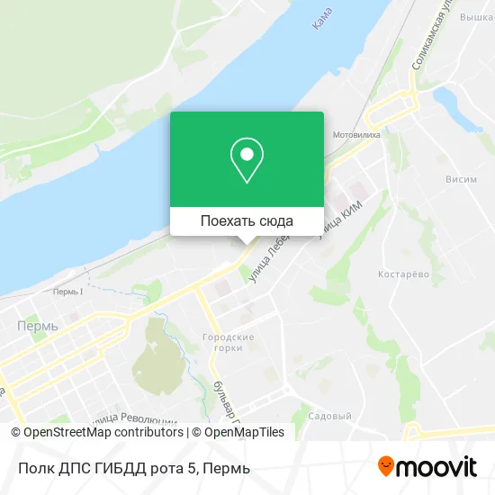 Карта Полк ДПС ГИБДД рота 5
